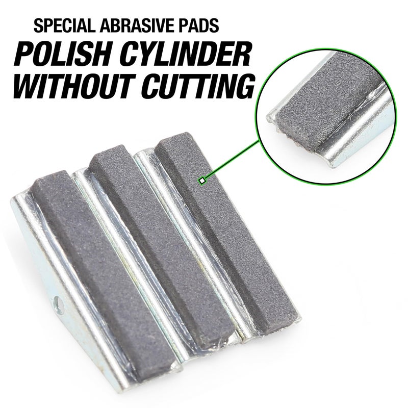 OEMTOOLS 2528F Fine Grit 1-1/8 Inch 3 Piece Replacement Stone Set, Professional Honing Replacement Stones, Honing Stone Tools - Image 2